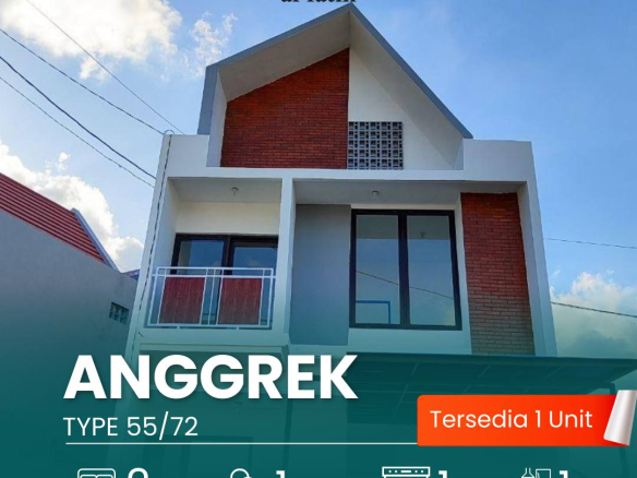 rumah property dijual rumah tipe anggrek di perumahan mahkota al fatih cilacap