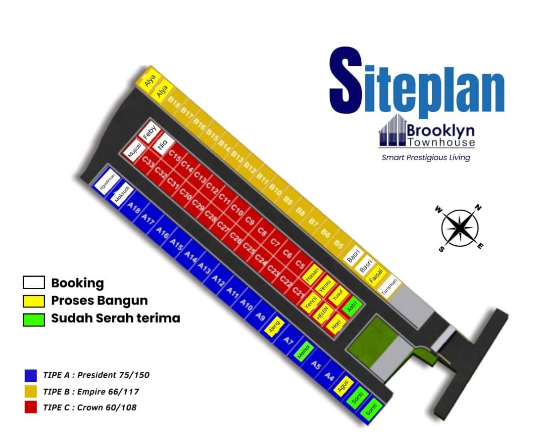 rumah tipe president blok a di perumahan brooklyn townhouse rinjani sidanegara cilacap (15)
