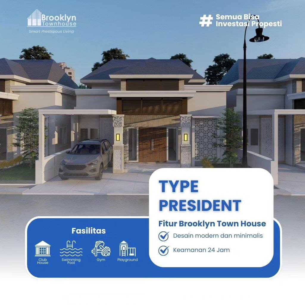 rumah tipe president blok a di perumahan brooklyn townhouse rinjani sidanegara cilacap (2)