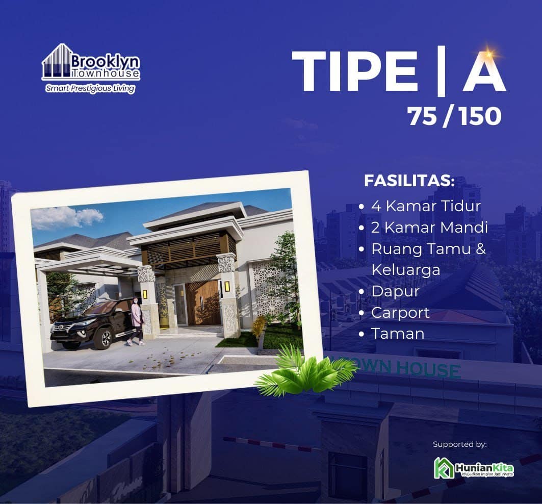 rumah tipe president blok a di perumahan brooklyn townhouse rinjani sidanegara cilacap (4)