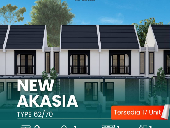 rumah property tipe new akasia perumahan mahkota al fatih cilacap unit terbatas