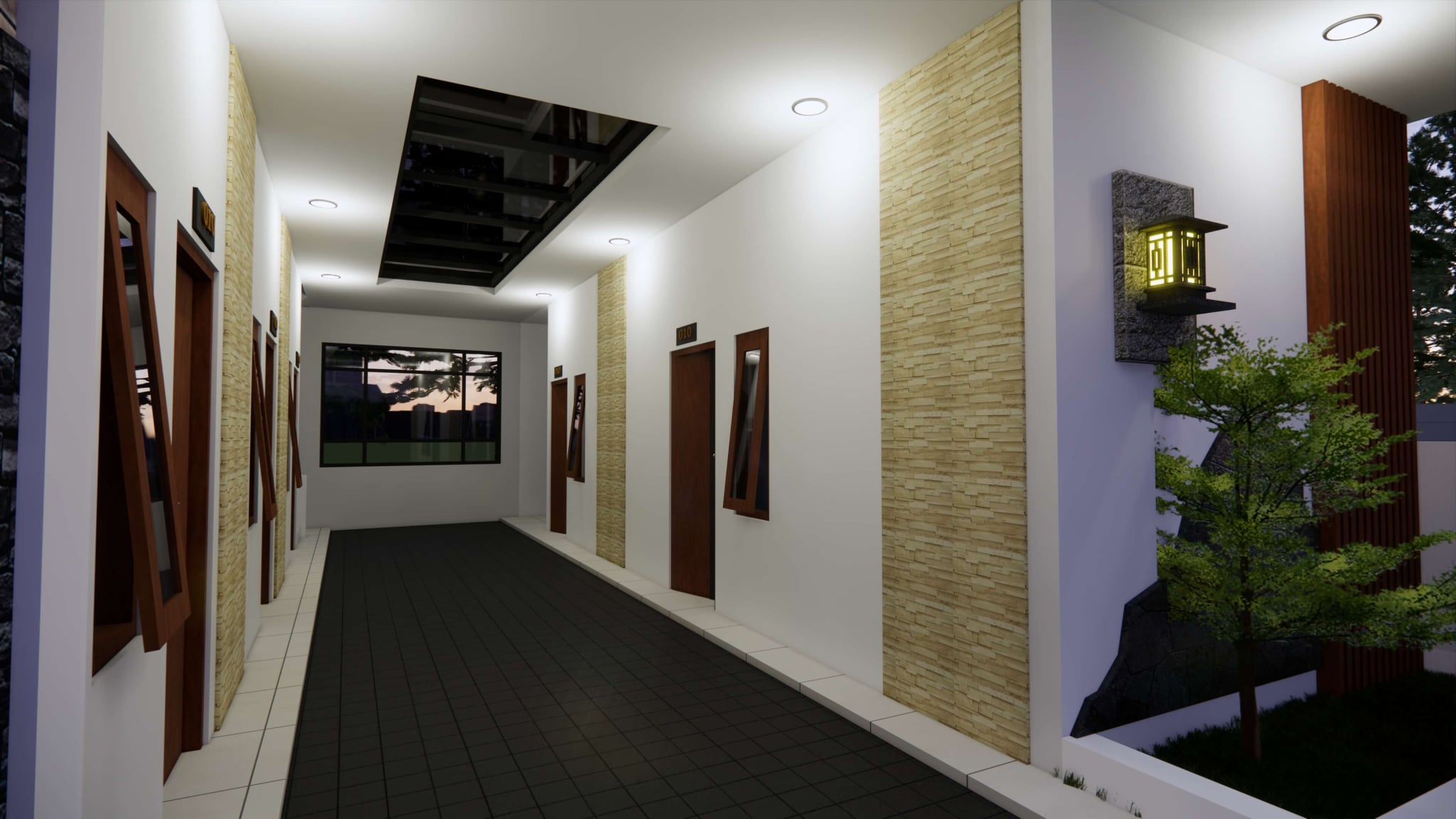 kos ekslusive brooklyn Tampak depan lantai 1