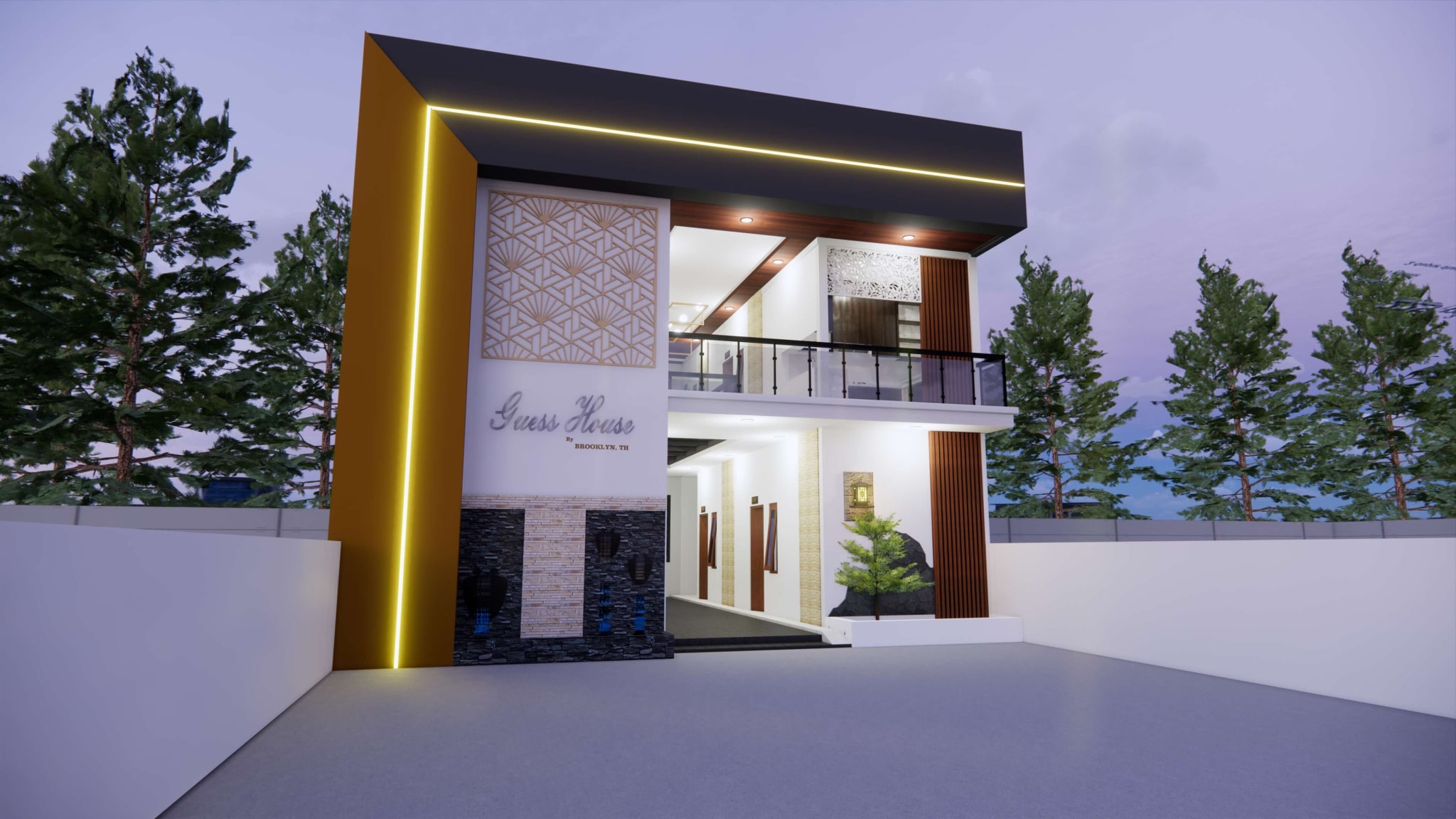 kos ekslusive brooklyn Tampak depan samping