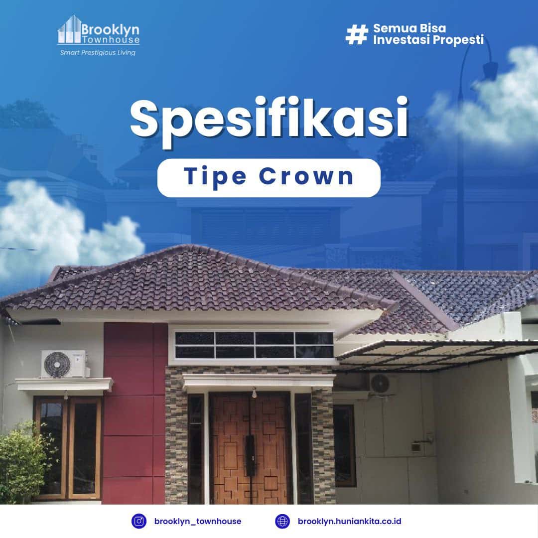 tipe crown perumahan broolyn cilacap