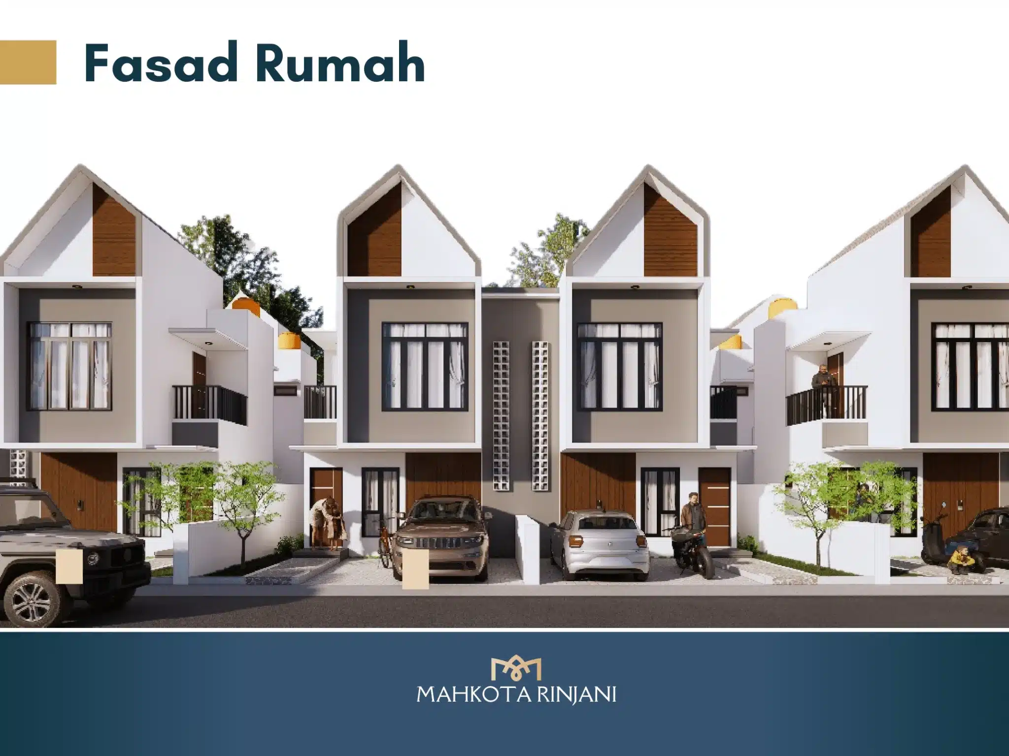 Fasad Perumahan Mahkota Rinjani Cilacap