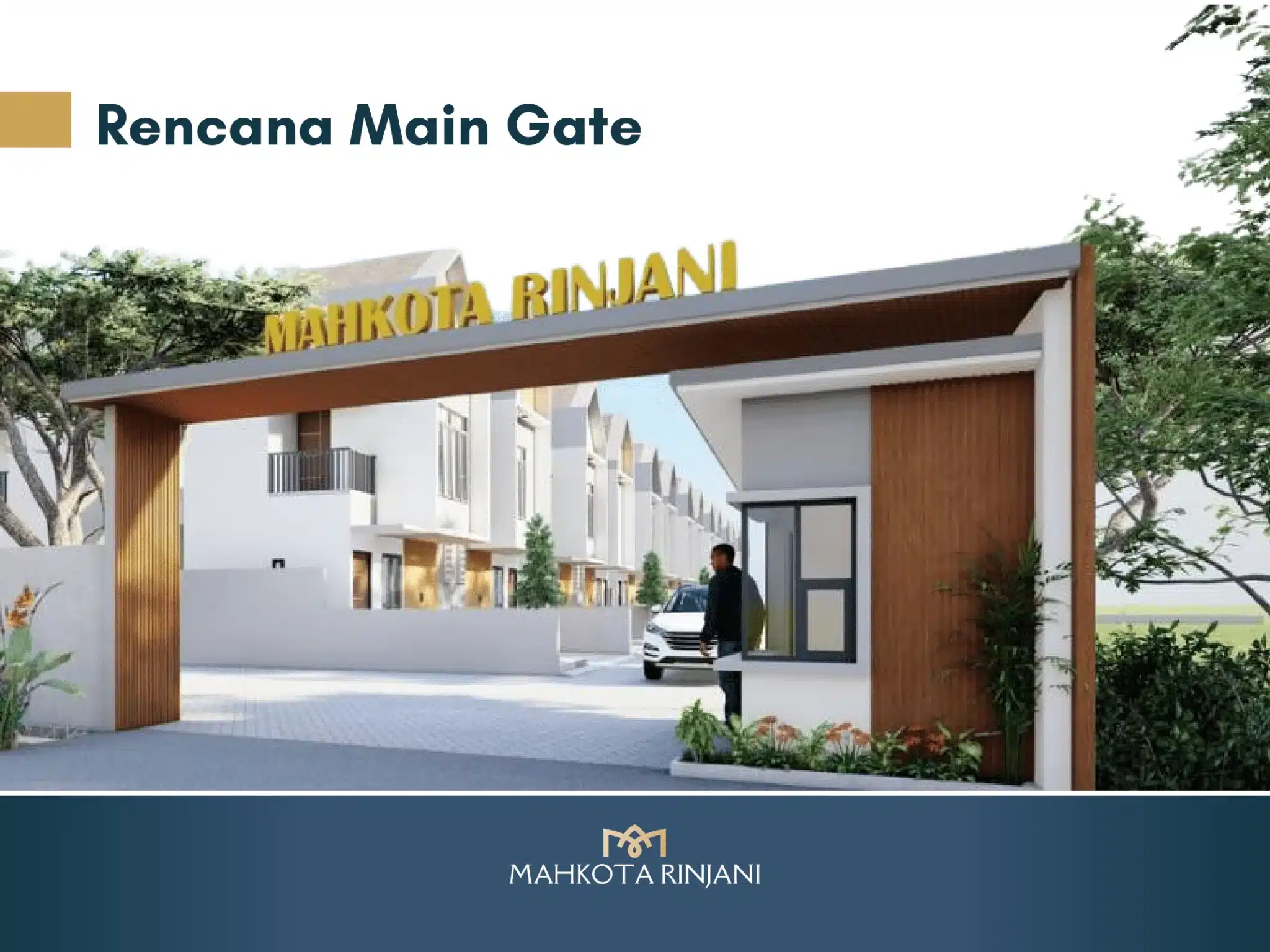 Main Gate Perumahan Mahkota Rinjani Cilacap